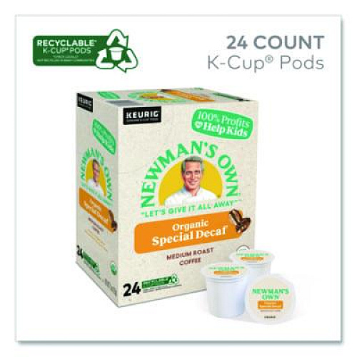 Newman's Own Organics Special Decaf K-Cups, 24/Box (4051)