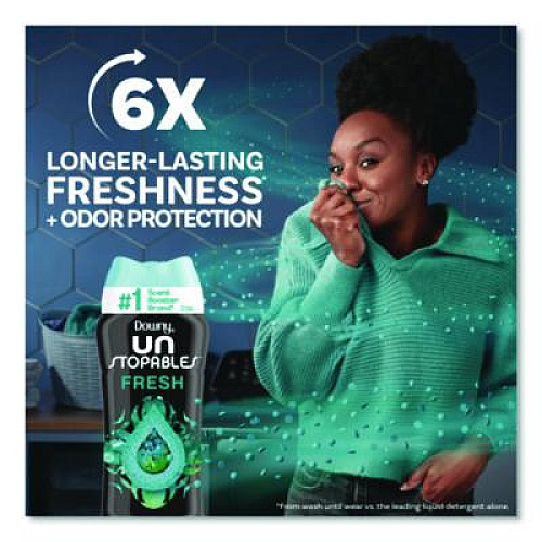 Downy Unstoppables In-Wash Scent Booster Beads, Fresh Scent, 30.1 oz Canister (14518)
