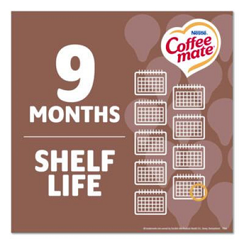 Coffee mate Plant-Based Oat Milk Liquid Creamers, Natural Vanilla, 0.38 oz Mini Cups, 50/Box (19891)