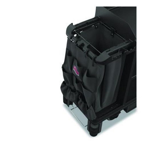 8-Pocket Organizer for Suncast Commercial Full-Size and Compact Housekeeping Carts, 19.5" x 1.67" x 26.83", Black (HKCBAG04D)