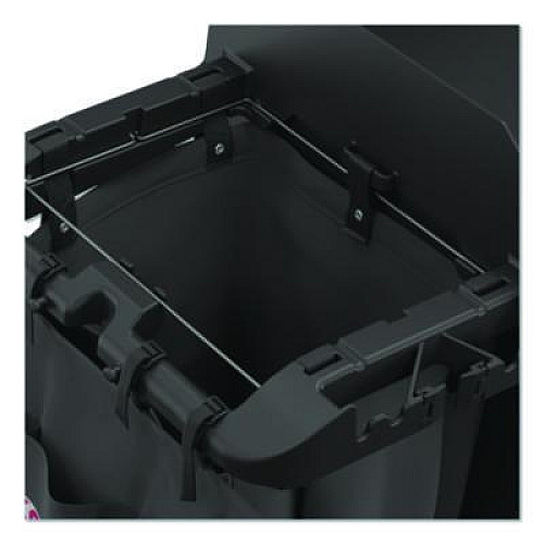 8-Pocket Organizer for Suncast Commercial Full-Size and Compact Housekeeping Carts, 19.5" x 1.67" x 26.83", Black (HKCBAG04D)