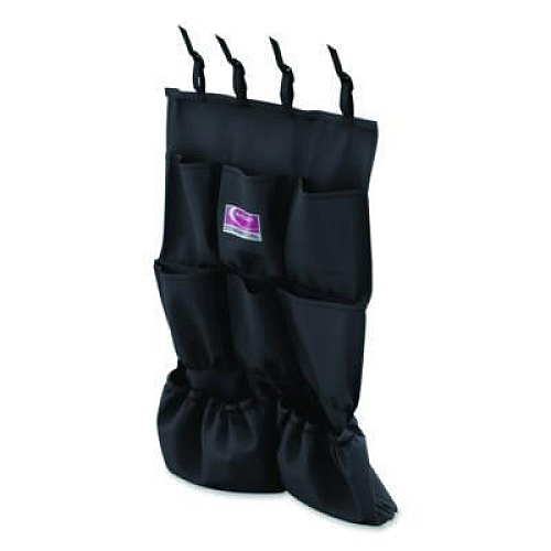 8-Pocket Organizer for Suncast Commercial Full-Size and Compact Housekeeping Carts, 19.5" x 1.67" x 26.83", Black (HKCBAG04D)