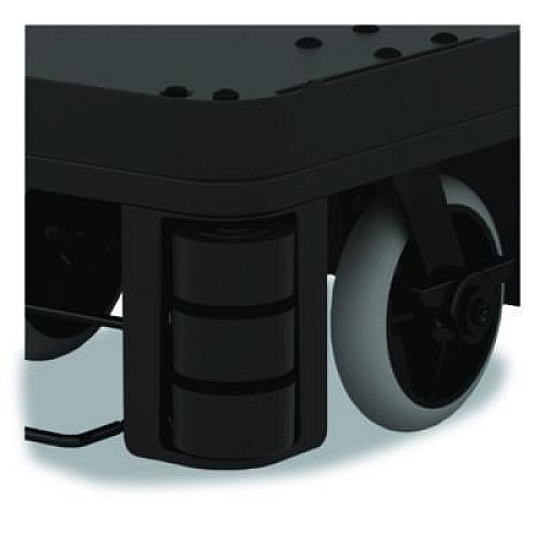 Suncast Commercial Bumper Kit For Full Size Housekeeping Carts for HKC1000/HKC2000, Plastic, Black, 4 Bumpers (HKC3BMPR4)