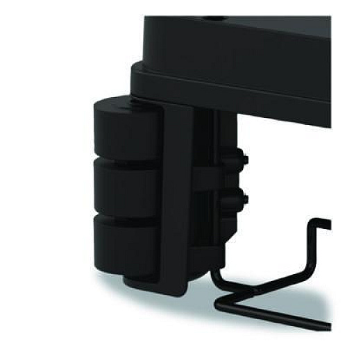 Suncast Commercial Bumper Kit For Full Size Housekeeping Carts for HKC1000/HKC2000, Plastic, Black, 4 Bumpers (HKC3BMPR4)