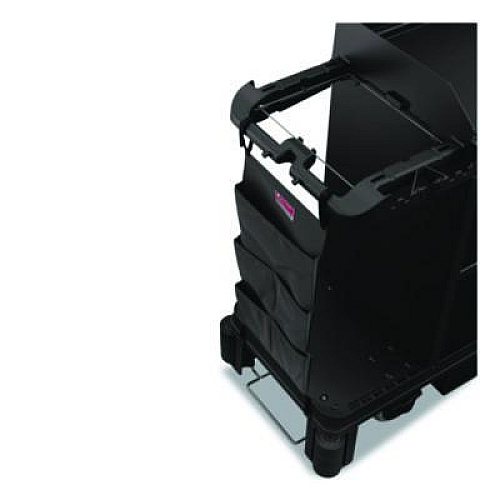 Linen Strap Bag for Suncast Commercial Full-Size and Compact Housekeeping Carts, 16.25" x 1" x 31.75", Black (HKCBAG06D)