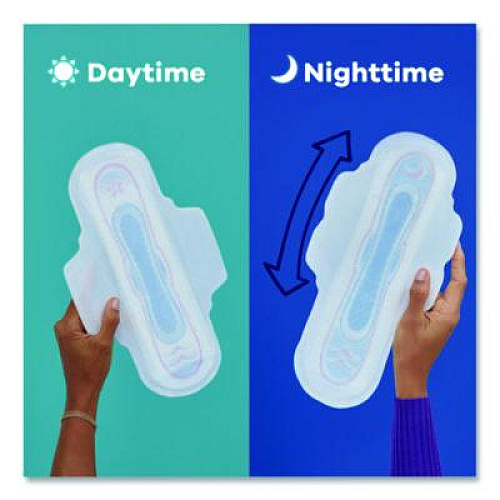 Always Ultra Thin Pads with Wings, Size 1, Regular Absorbency, 22 Pads/Pack, 12 Packs/Carton (03339)