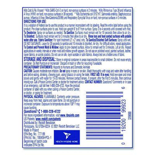 LYSOL Brand Disinfectant Spray To Go, Crisp Linen Scent, 1.5 oz, Aerosol Spray (1920099923)