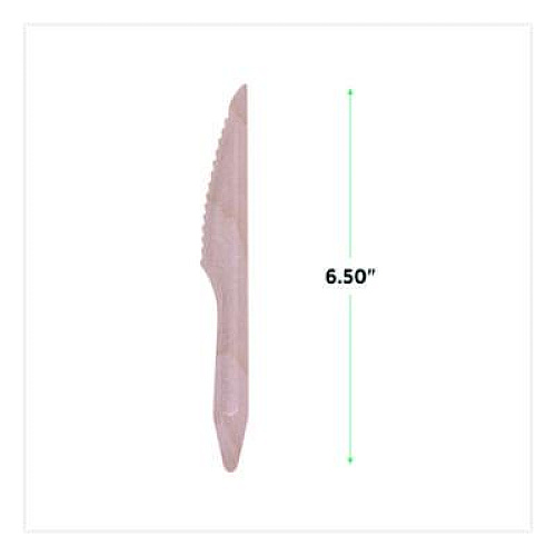 Eco-Products Wood Cutlery, General Purpose Knife, Natural, 500/Carton (EPS211W)