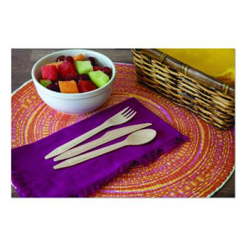 Eco-Products Wood Cutlery, General Purpose Knife, Natural, 500/Carton (EPS211W)