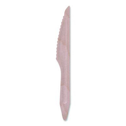 Eco-Products Wood Cutlery, General Purpose Knife, Natural, 500/Carton (EPS211W)