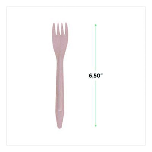 Eco-Products Wood Cutlery, General Purpose Fork, Natural, 500/Carton (EPS212W)