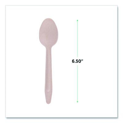 Eco-Products Wood Cutlery, General Purpose Spoon, Natural, 500/Carton (EPS213W)
