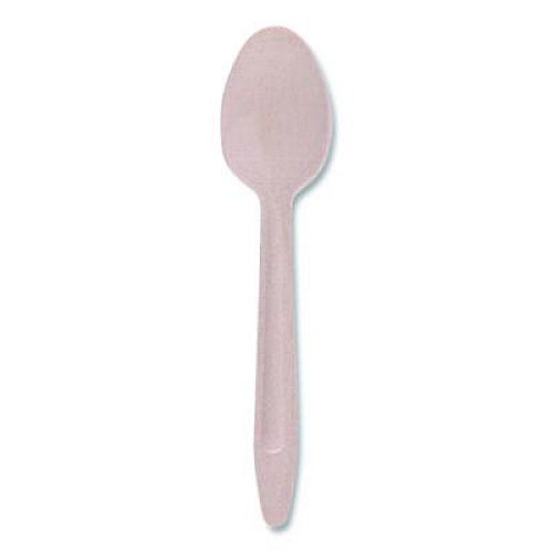 Eco-Products Wood Cutlery, General Purpose Spoon, Natural, 500/Carton (EPS213W)