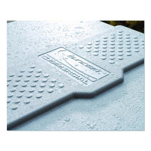 Suncast Salt Box, 28 gal, 23.75 x 15.75 x 23.75. Dove Gray (BMBX300)