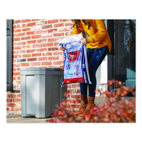 Suncast Salt Box, 28 gal, 23.75 x 15.75 x 23.75. Dove Gray (BMBX300)