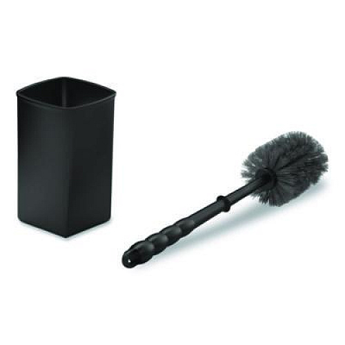 Suncast Commercial Toilet Brush Caddy Kit, 8" Handle, Black (HKCTBKIT)