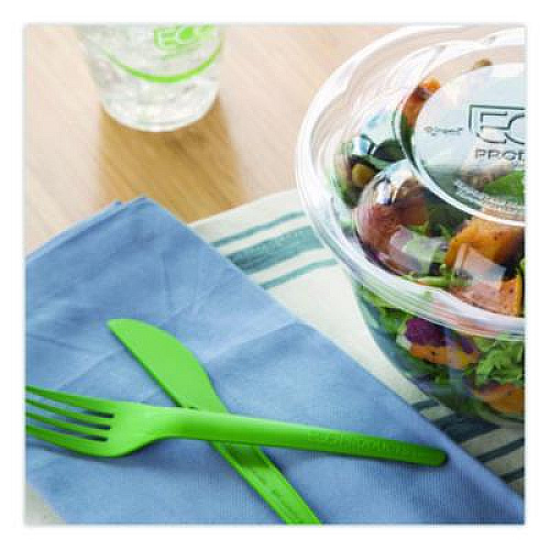 Eco-Products Plantware Compostable Cutlery, Knife, Plastic, Green, 1,000/Carton (EPS011G)
