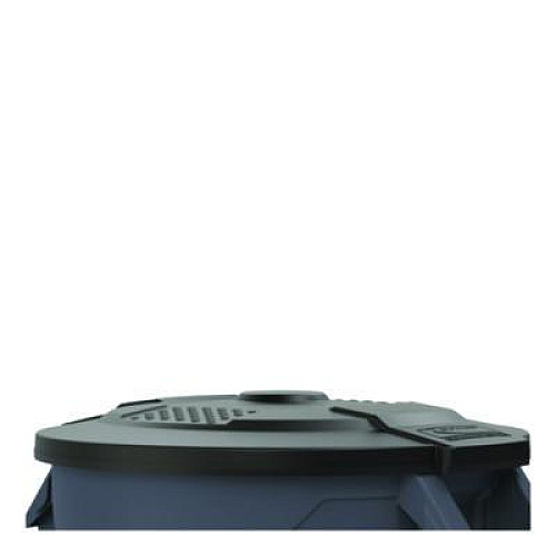 Suncast Commercial Utility Trash Can Lid for 32 gal Trash Can, 22.22" Diameter x 3", Black (TCU32GLIDD)
