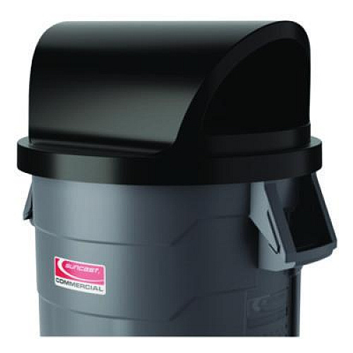 Suncast Commercial Dome Top Lid, 25" Diameter, Black, (DTTCU44)