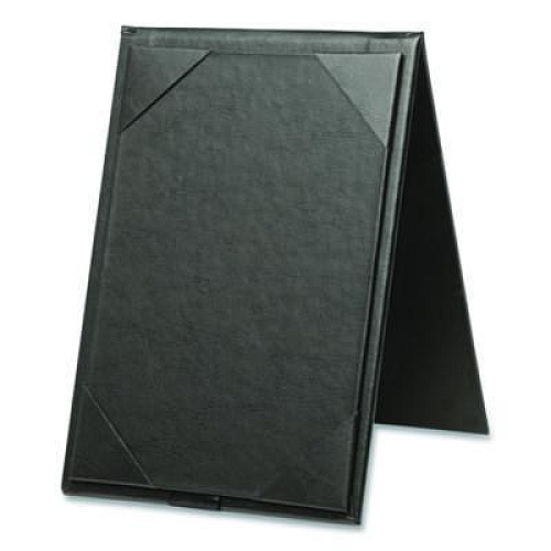 Excello Global Products Table-Top Menu Holder, For 5 x 7 Menus, 5.6 x 7.6 Holder, Black (SPLSMENU5X7A)