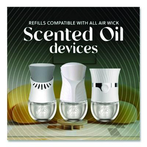 Air Wick Scented Oil Refill, Deep Blue Sea and Beach Wood, 0.67 oz, 2/Pack (6233800123)