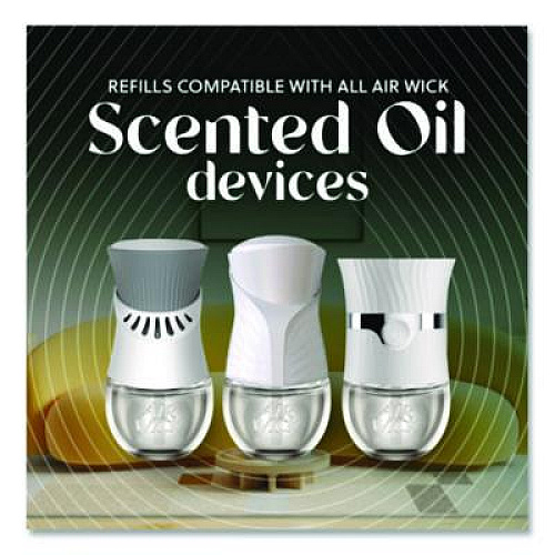 Air Wick Scented Oil Refill, White Sage and Mahogany, 0.67 oz, 2/Pack (6233803137)