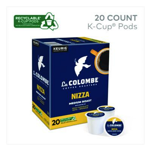 La Colombe Coffee K-Cup Pods, Nizza Medium Roast, 20/Box (0327)