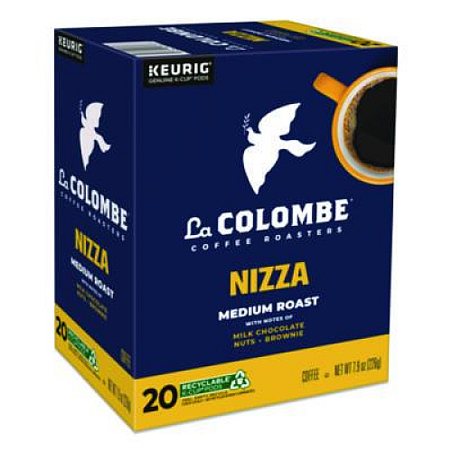 La Colombe Coffee K-Cup Pods, Nizza Medium Roast, 20/Box (0327)