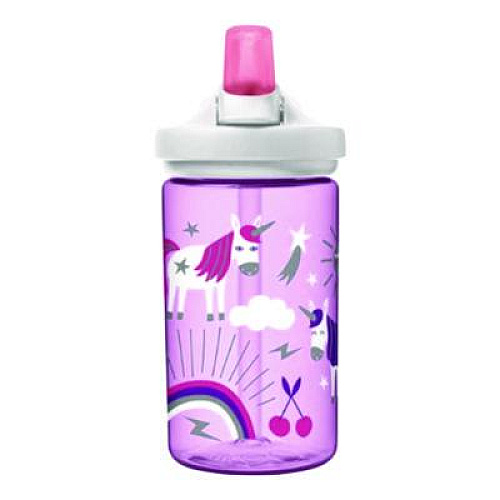 CamelBak Eddy + Kids Water Bottle, Unicorn Design, 12 oz, Multicolor (2665501035)