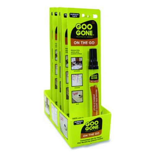 Goo Gone Mess-Free Pen Cleaner, Citrus Scent, 0.34 Pen Applicator, 12/Carton (2100)