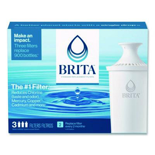 Brita Standard Replacement Filters for Pitchers, Made Without BPA, 3/Pack (35503)