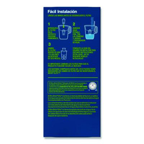Brita Elite Replacement Water Filters for Pitcher and Dispensers, 2 Filters/Box, 12 Boxes/Carton (36247CT)