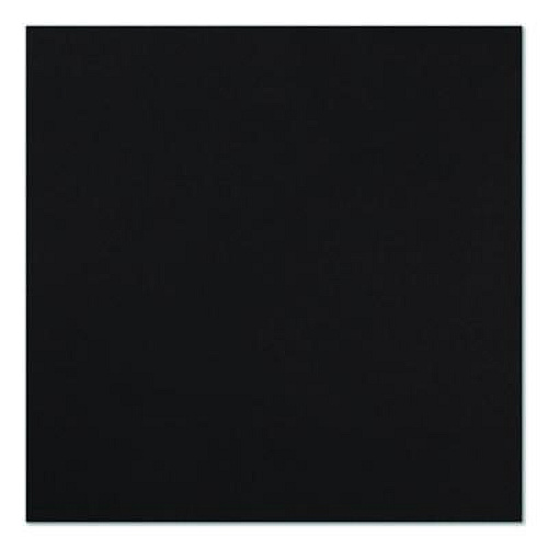 Hoffmaster Airlaid Flat Pack Napkins, 16 x 16,  Black, 500/Carton (125070)