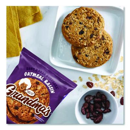 Grandma's Cookies - Single Serve, Oatmeal Raisin, 2.5 oz Packet, 60/Carton (FRI45093)