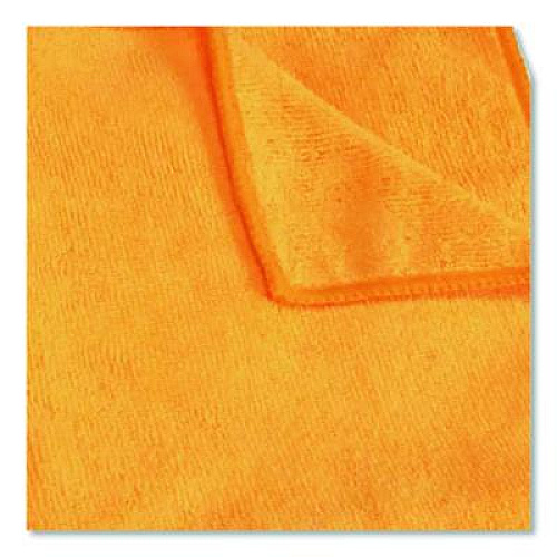 HOSPECO MicroWorks Microfiber Towels, 16 x 16, Orange, Dozen (250OR)