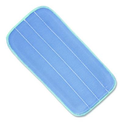 HOSPECO Microworks Flat Microfiber Specialty Pad, 11 x 5, Blue, Dozen (2504SPHMFP11)