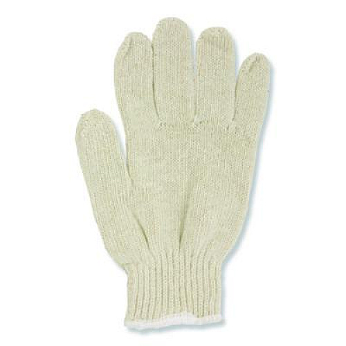 HOSPECO ProWorks String Knit Glove, Reversible, Large, Natural, 12 Pairs (GWSKNL)