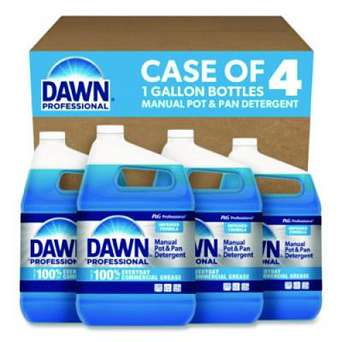 Dawn Professional Manual Pot/Pan Dish Detergent, Original, 4/Carton (57445CT)