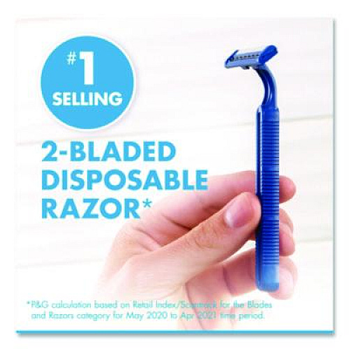 Gillette Sensor2 Disposable Razor, 2 Blades, 5/Pack, 36 Packs/Carton (65853)