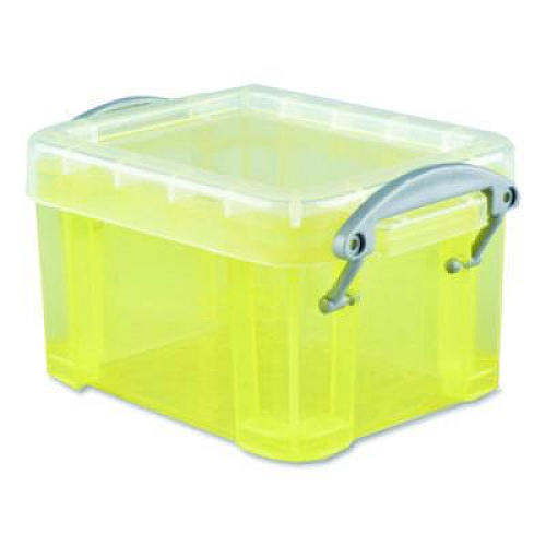 Really Useful Box Snap-Lid Storage Bin, 3.84 oz, 1.75 x 2.25 x 1.5, Randomly Assorted Colors (014MIXEDCOLS)