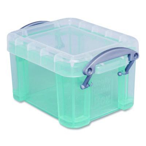 Really Useful Box Snap-Lid Storage Bin, 3.84 oz, 1.75 x 2.25 x 1.5, Randomly Assorted Colors (014MIXEDCOLS)