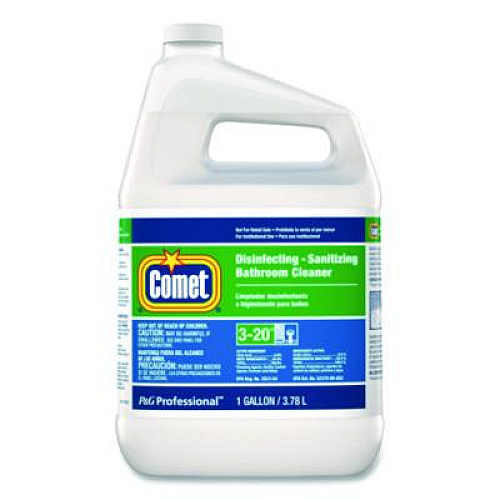Comet Disinfecting-Sanitizing Bathroom Cleaner, One Gallon Bottle, 3/Carton (22570CT)