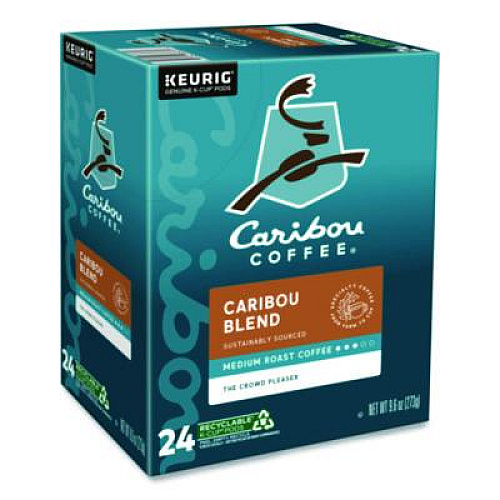 Caribou Coffee Caribou Blend Coffee K-Cups, 24/Box (6992)