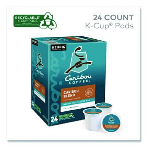 Caribou Coffee Caribou Blend Coffee K-Cups, 24/Box (6992)