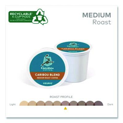 Caribou Coffee Caribou Blend Coffee K-Cups, 24/Box (6992)