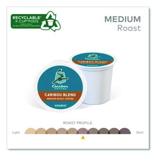 Caribou Coffee Caribou Blend Coffee K-Cups, 96/Carton (6992CT)