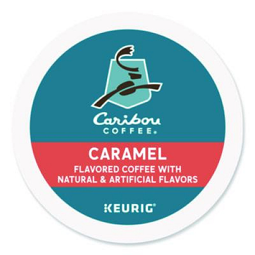 Caribou Coffee Caramel Hideaway K-Cups, Mild Roast, 24/Box (6996)