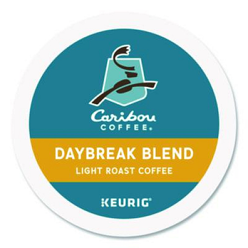 Caribou Coffee Daybreak Morning Blend Coffee K-Cups, 24/Box (6994)