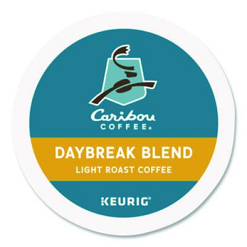 Caribou Coffee Daybreak Morning Blend Coffee K-Cups, 96/Carton (6994CT)