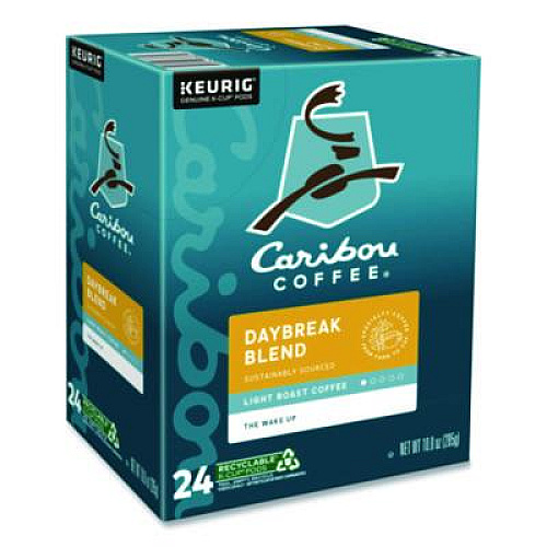 Caribou Coffee Daybreak Morning Blend Coffee K-Cups, 96/Carton (6994CT)